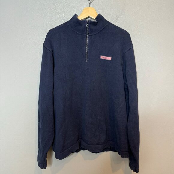 Vineyard Vines Other - VINEYARD VINES 1/4 zip - wind sweater in navy size L